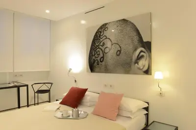 Letto o letti in una camera di Palazzo Soderini