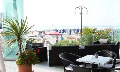 Area soggiorno di Hotel Niagara