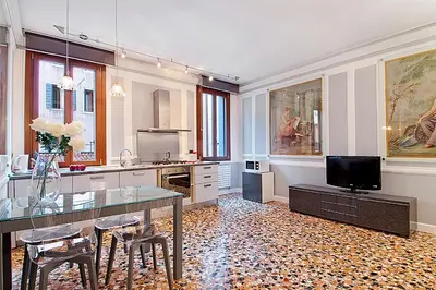 Cucina o angolo cottura di Salmaso Apartments