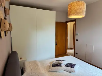 Letto o letti in una camera di Sweet Home en Arquá Petrarca