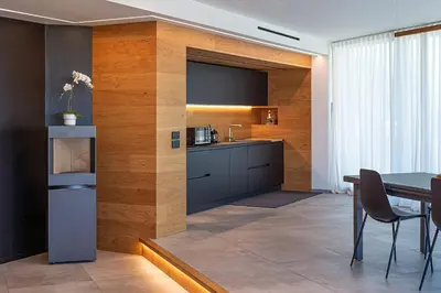 Cucina o angolo cottura di [Attico di Design] a 5 min da Centro e Fiera