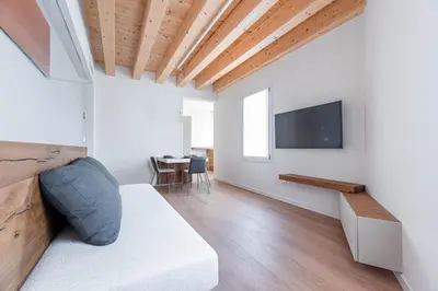 TV o dispositivi per l'intrattenimento presso Palazzo '900 Design Flats - Il Poeta