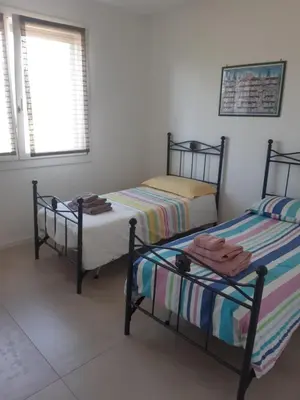 Letto o letti in una camera di Casa di campagna pace e tranquillità