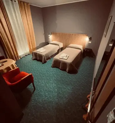 Letto o letti in una camera di Hotel Rey's