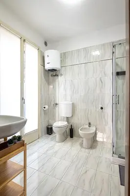 Bagno di Suite Palladiana, la migliore vista di Vicenza
