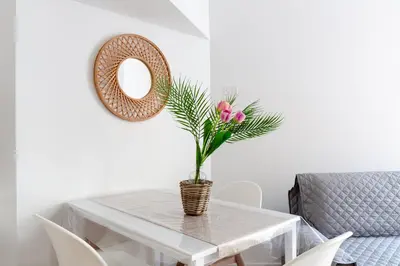 Area soggiorno di Fully furnished apartment-Treviso center