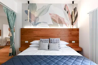 Letto o letti in una camera di Fully furnished apartment-Treviso center