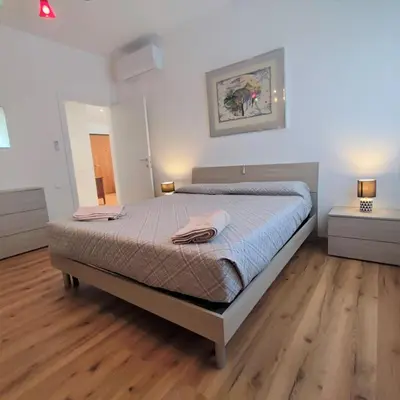 Letto o letti in una camera di Ca Alvisopoli