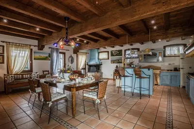 Cucina o angolo cottura di Villa Tania