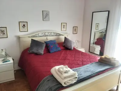 Letto o letti in una camera di Casa Antonietta di Filippo