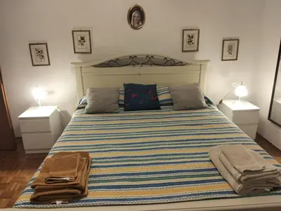 Letto o letti in una camera di Casa Antonietta di Filippo
