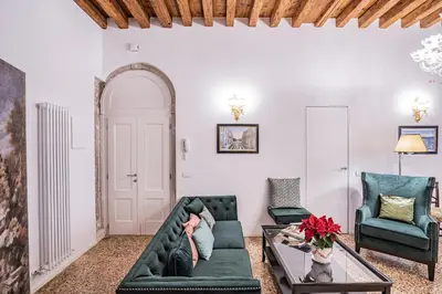 Area soggiorno di Ca' San Beneto Completely Refurbished in a fabulously central area