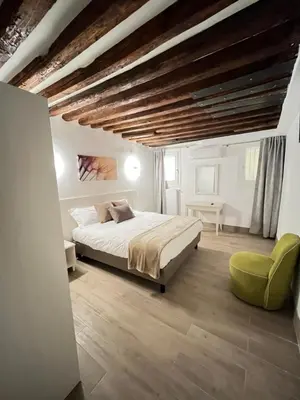 Letto o letti in una camera di Ca’ Briani