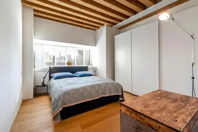 Letto o letti in una camera di Mel House
