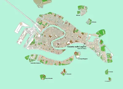 Planimetria di Casetta Sulla Laguna