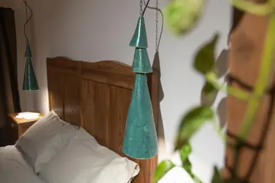 Letto o letti in una camera di Agriturismo Casaborgomarche