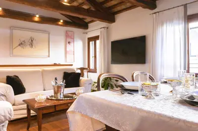 TV o dispositivi per l'intrattenimento presso San Marco Luxury Loft with Terrace