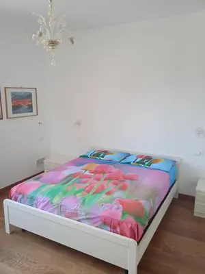 Letto o letti in una camera di Ca' Giorgio