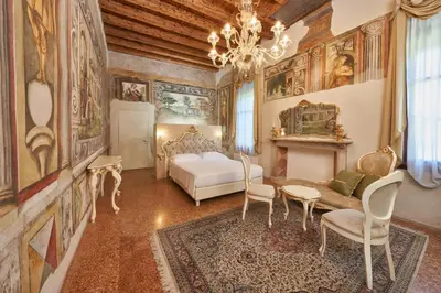 Letto o letti in una camera di Villa Martin Hotel