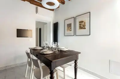 TV o dispositivi per l'intrattenimento presso Dimora San Lorenzo Luxury Apartment
