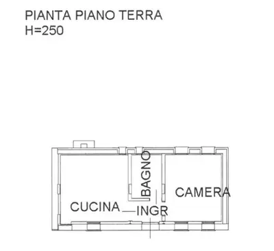 Planimetria di Ca' del Biss
