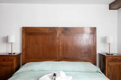 Letto o letti in una camera di Romantic Bassano - 2 bedrooms apartment