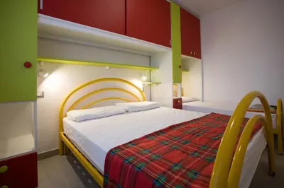 Letto o letti in una camera di Baia dei Gabbiani