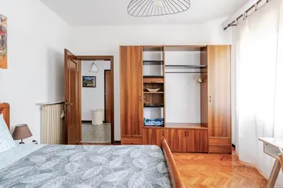 Letto o letti in una camera di The River Bank House - Casa con giardino e vista argine