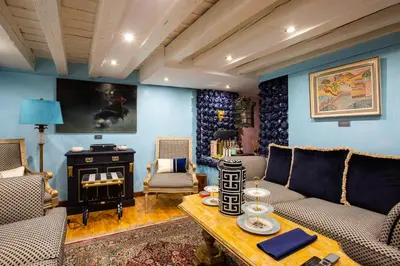 Area soggiorno di Luxury apartment in Venice