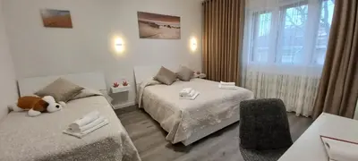 Letto o letti in una camera di Nadia&V