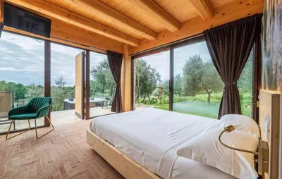 Letto o letti in una camera di Chalet Dolce Colle