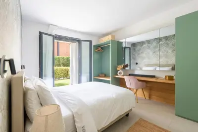 Letto o letti in una camera di Vibra Moorea