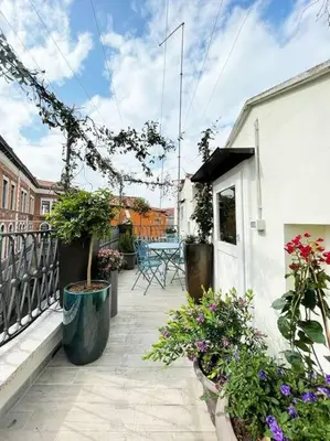 Balcone o terrazza di Cà Cornelia - a rooftop terrace with dazzling view