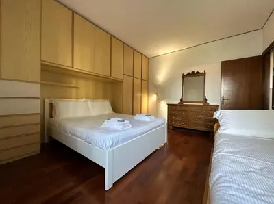 Letto o letti in una camera di Blue Rosa Flat