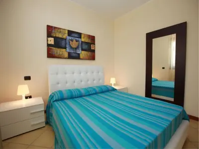 Letto o letti in una camera di Beachfront apartment in Rosolina Mare