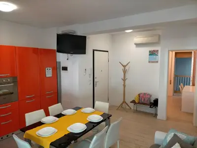 TV o dispositivi per l'intrattenimento presso Jesolo Beach Apartment