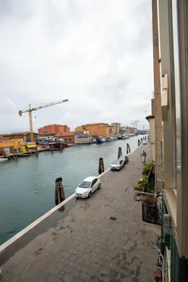 Vista sul fiume nelle vicinanze dell'appartamento