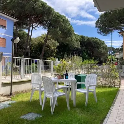 Modern flat with private garden