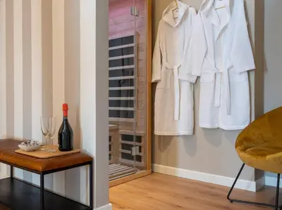 Planimetria di Sile Suite with private infrared sauna