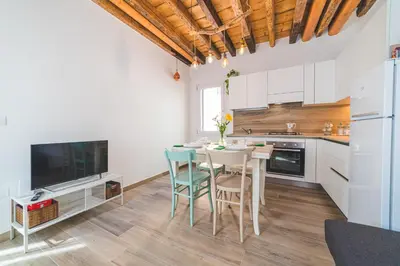 Cucina o angolo cottura di Casetta Stretta Bersaglio