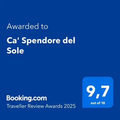 Certificato, attestato, insegna o altro documento esposto da Ca' Spendore del Sole