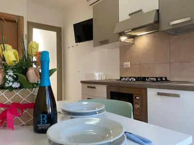 Cucina o angolo cottura di Cozy apartment close to the beach